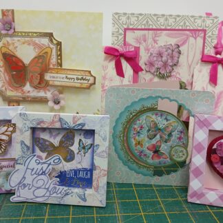A range of handmade paper crafts