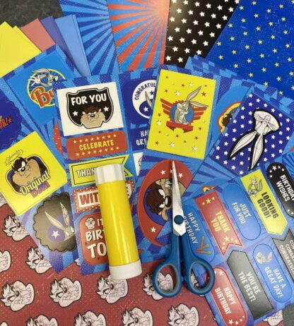 Selection of paper crafting materials