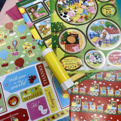 Paper crafting materials for kids