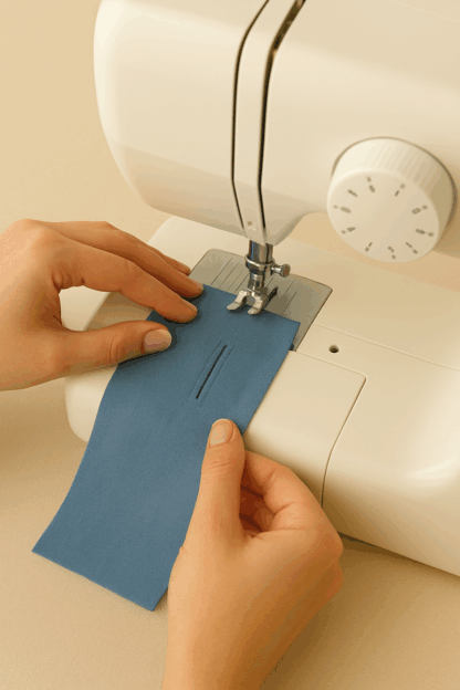 button holes on a sewing machine