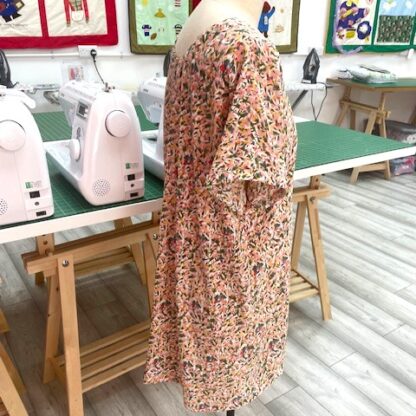 This picture shows the side of the dress
