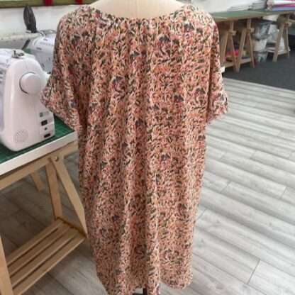 Showing you the back of the dress