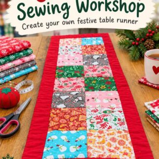 Christmas Table Runner Workshop Tuesday 10th November 1.30pm - 4.30pm