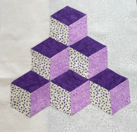 Quilting For Beginners (Round 6 ) Tumbling blocks & Josephine knot Friday 6th February 10am - 1pm