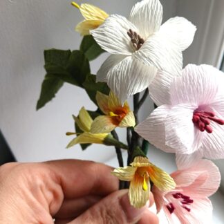 bunch of paper flowers