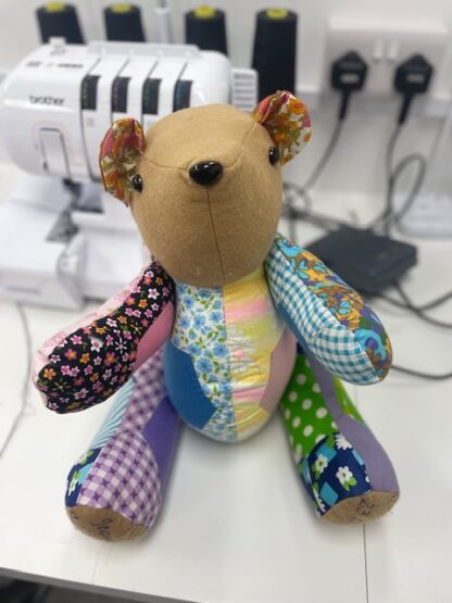 Patchwork teddy bear