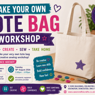 Universal Fund - Make Your Own Tote Bag Workshop (12-19yrs), Tuesday 18th August July 2pm-5pm