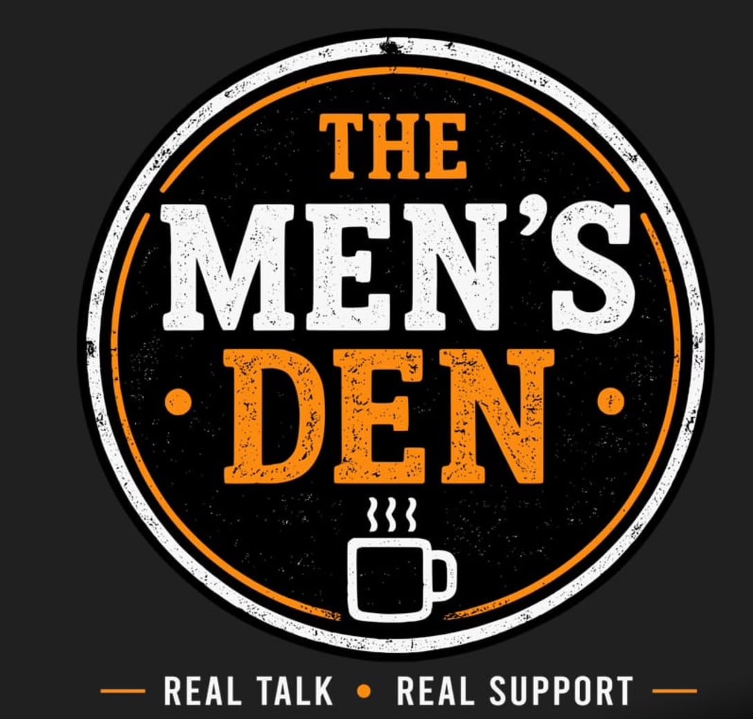 mens den logo The new Men's Den Logo