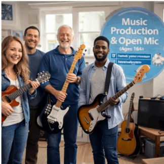 people playing music instruments