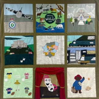 Wall hanging made by local people