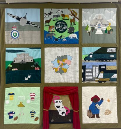 Wall hanging made by local people