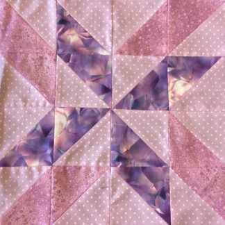 trailing star quilt block panel