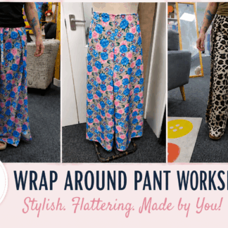 wrap around pants made at sew mindful crafts